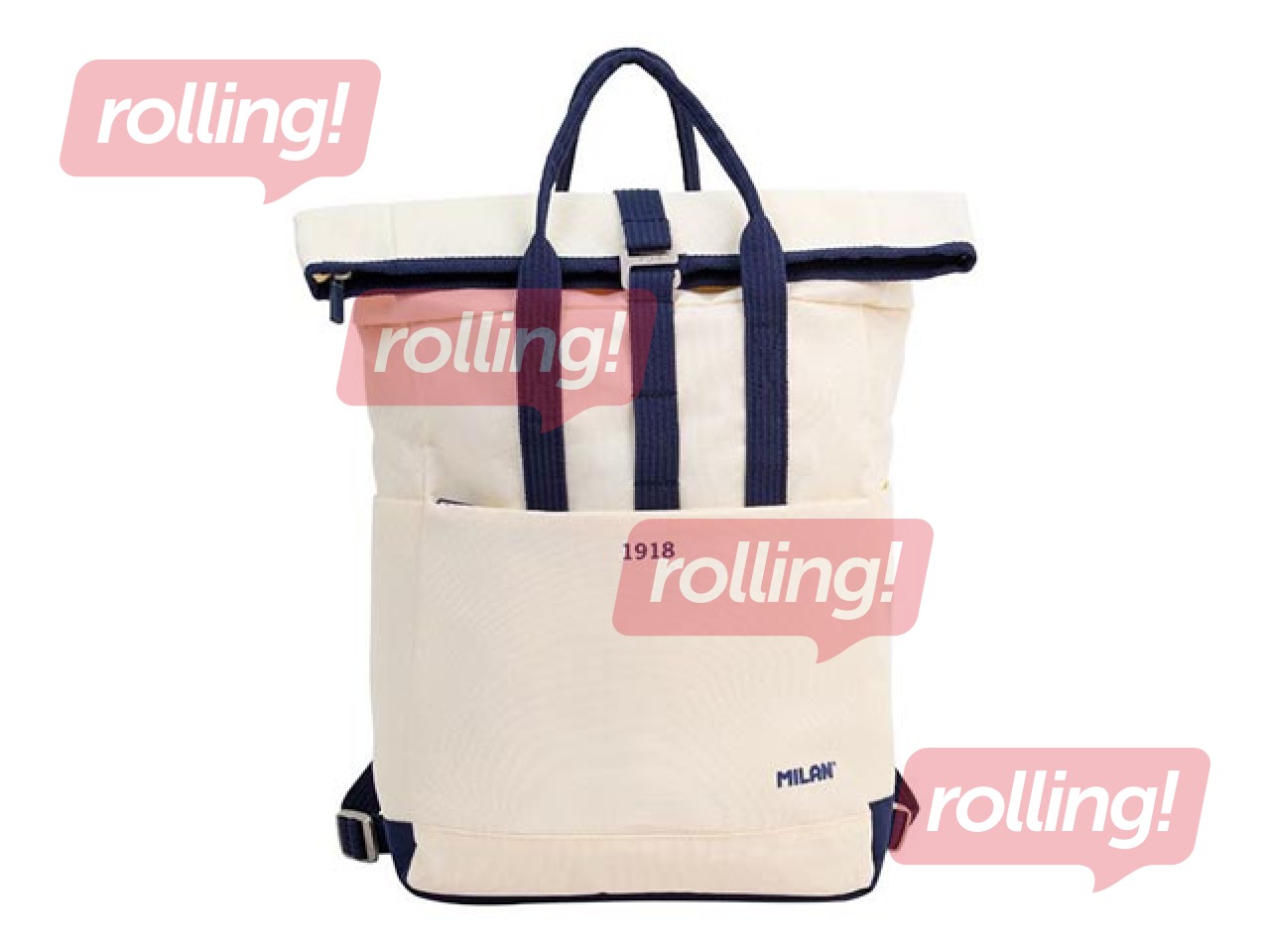 Ülemise rullsulguriga seljakott Milan (10 L) 1918, beež