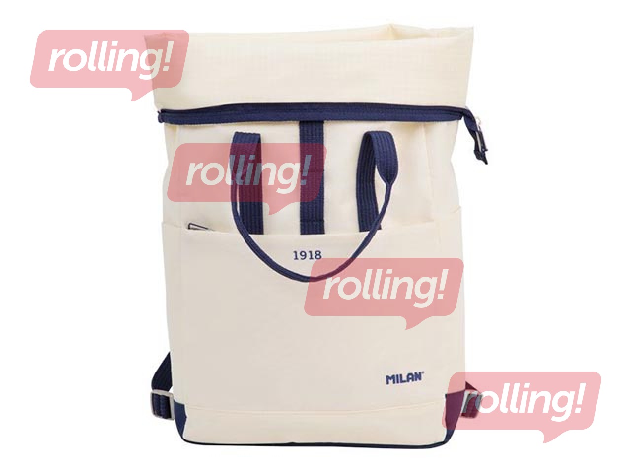 Ülemise rullsulguriga seljakott Milan (10 L) 1918, beež