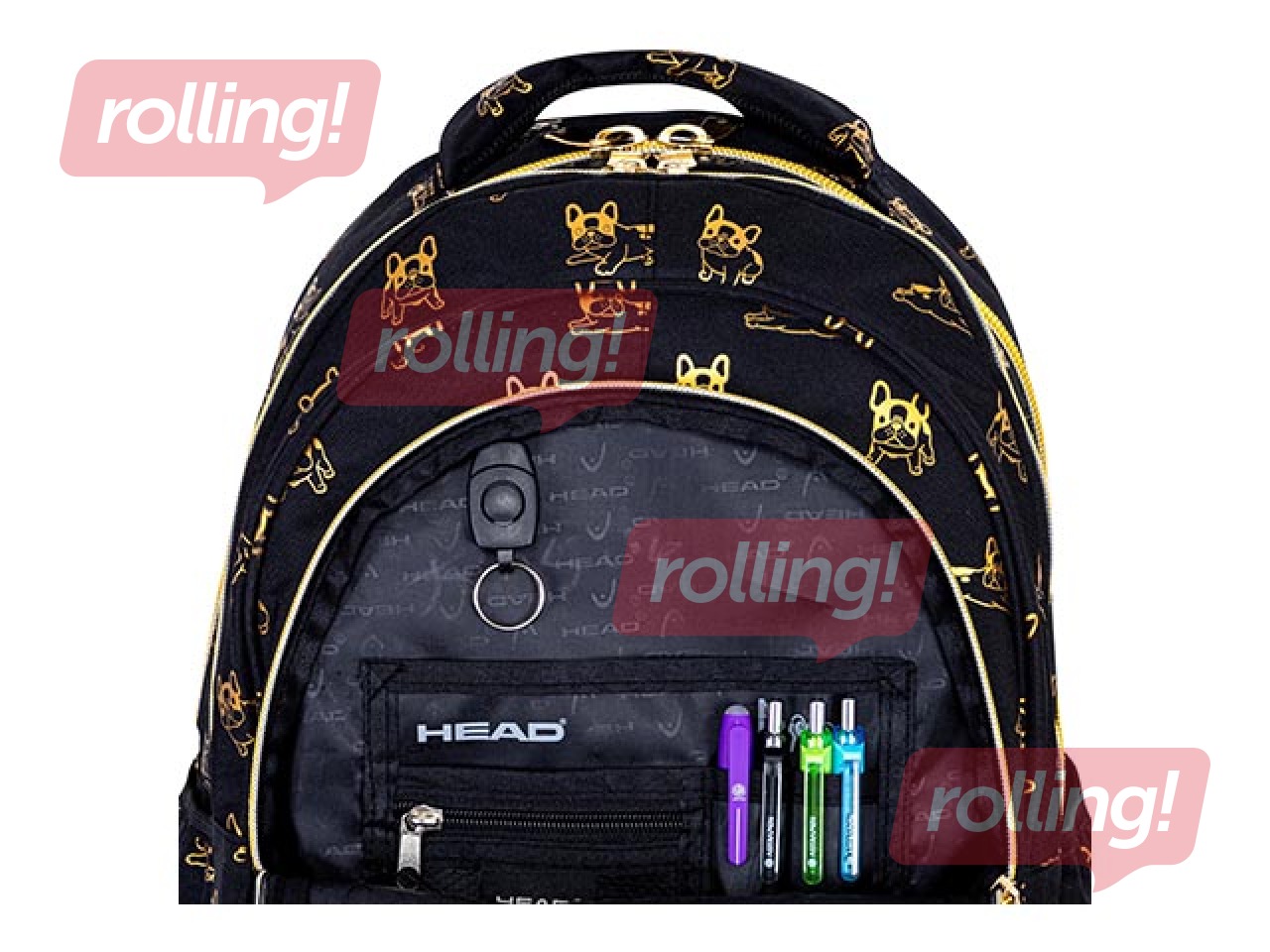 Backpack Head Golden Frenchie, 27 L