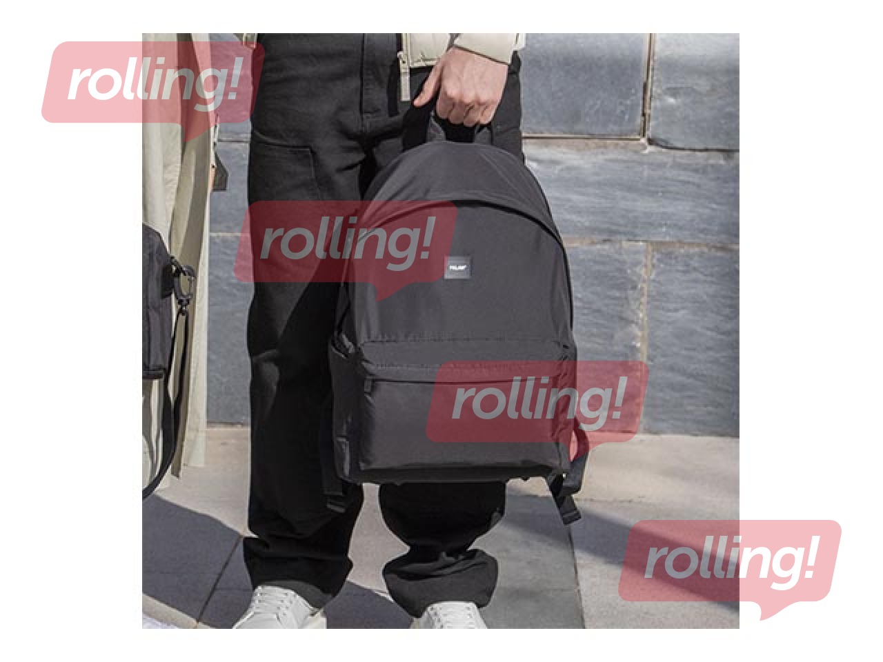 Mugursoma Milan (22L) Shadow, melna 