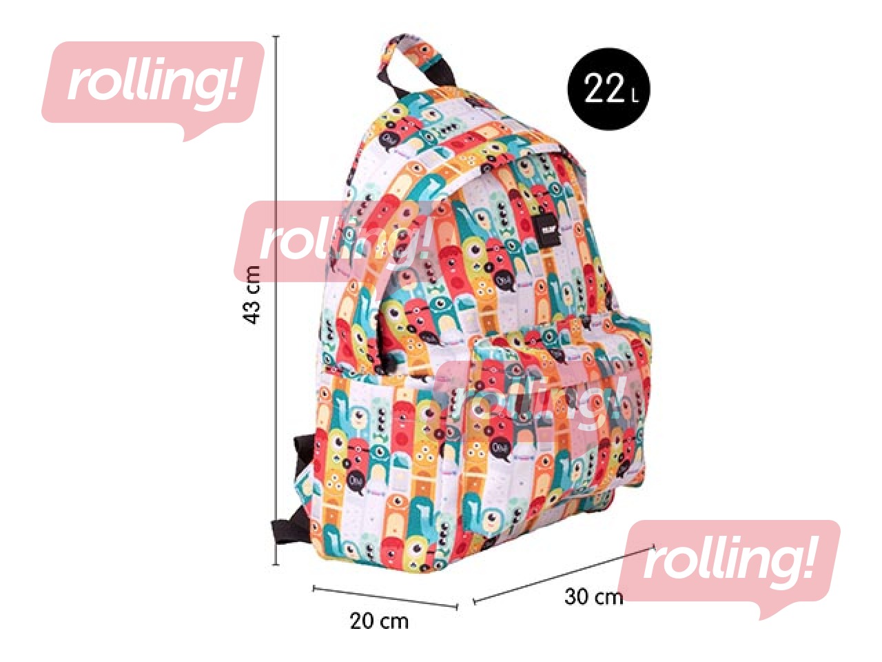 Mugursoma Milan (22L) Aliens