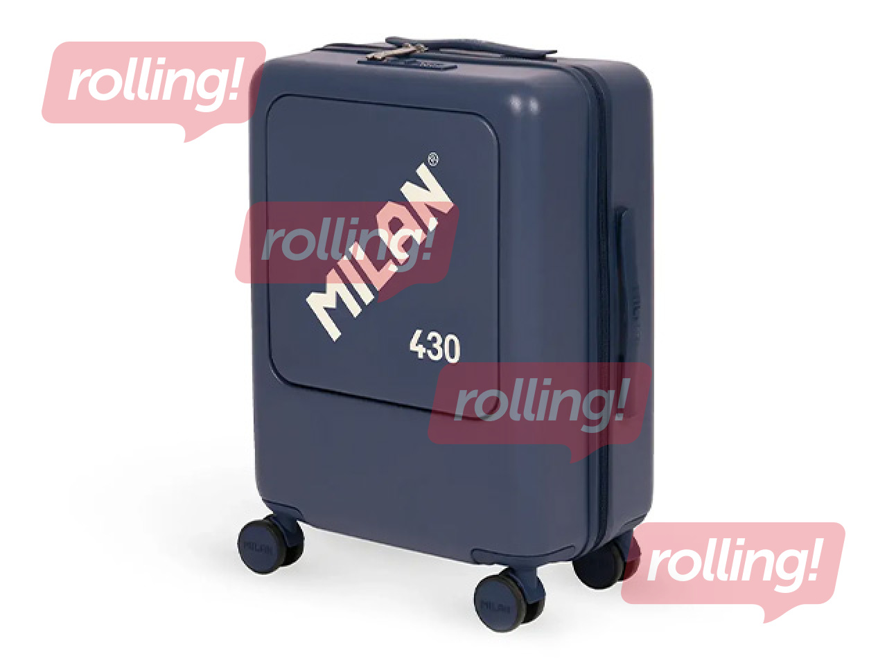 Koferis rokas bagāžai Milan, zils, 55x40x23cm