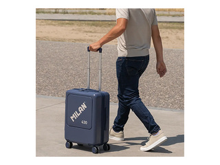 Koferis rokas bagāžai Milan, zils, 55x40x23cm