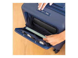 Koferis rokas bagāžai Milan, zils, 55x40x23cm