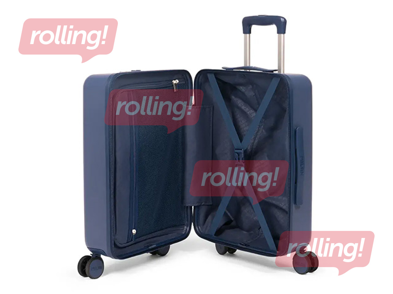 Koferis rokas bagāžai Milan, zils, 55x40x23cm