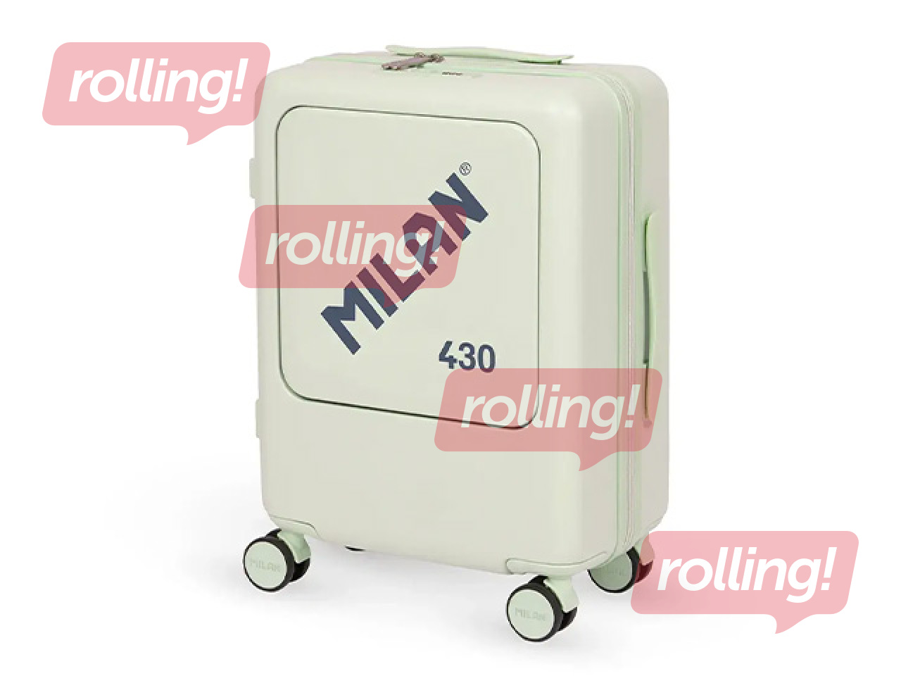 Koferis rokas bagāžai Milan, zaļš, 55x40x23cm