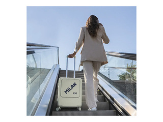 Koferis rokas bagāžai Milan, zaļš, 55x40x23cm