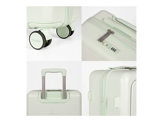 Koferis rokas bagāžai Milan, zaļš, 55x40x23cm