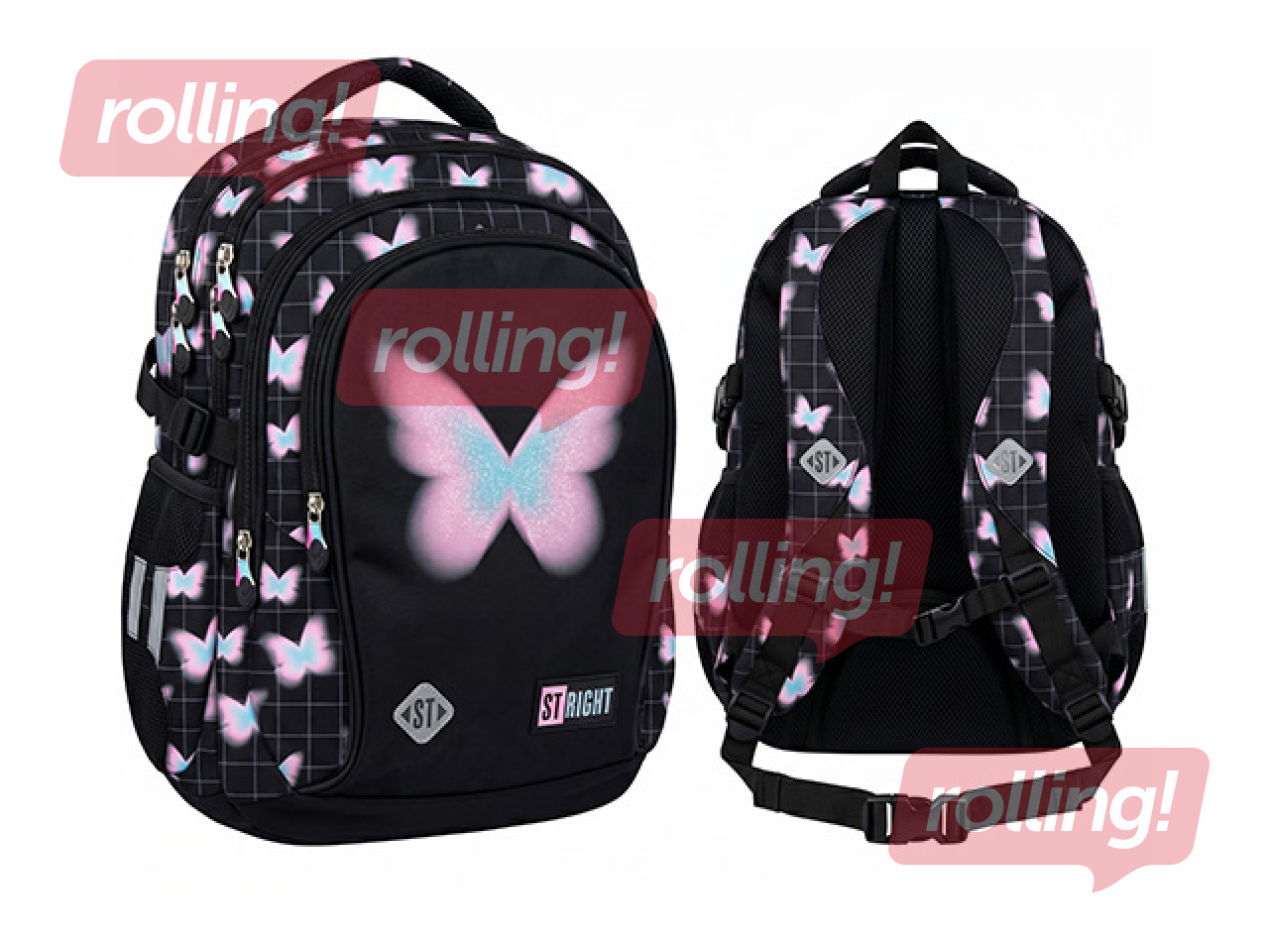 Mugursoma Pastel Butterfly BP1, 23 L