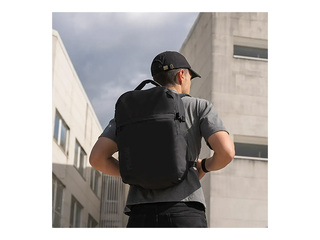 Mugursoma Milan, Shadow, melna, 25l