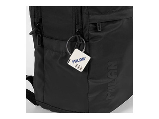 Mugursoma Milan, Shadow, melna, 25l