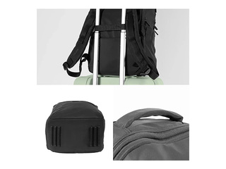 Mugursoma Milan, Shadow, melna, 25l