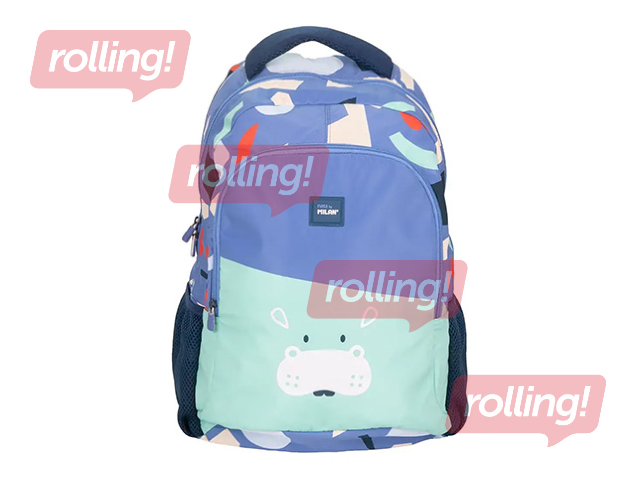 Backpack Milan, Fun Animal, blue, 21l