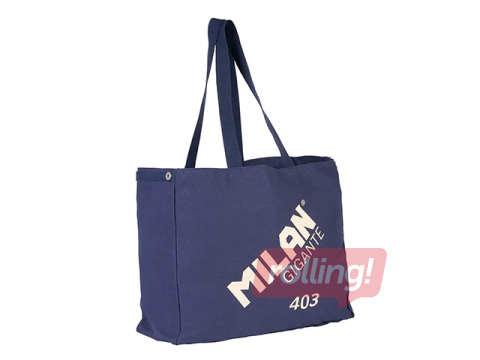 Large tote bag Milan, Gigante, blue