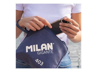 Wristlet bag Milan, blue