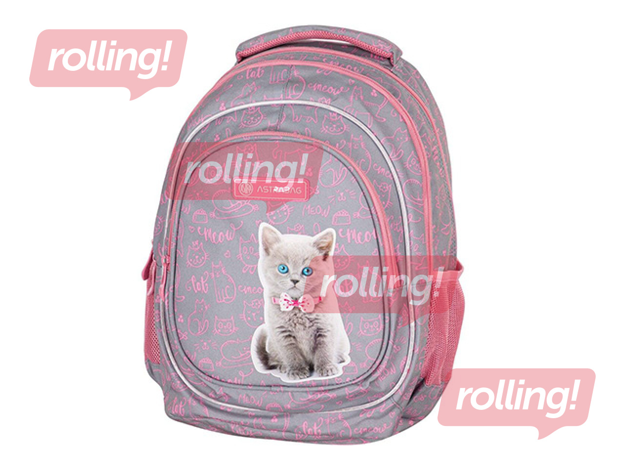 Mugursoma Astrabag Pinky Kitty, 20 L