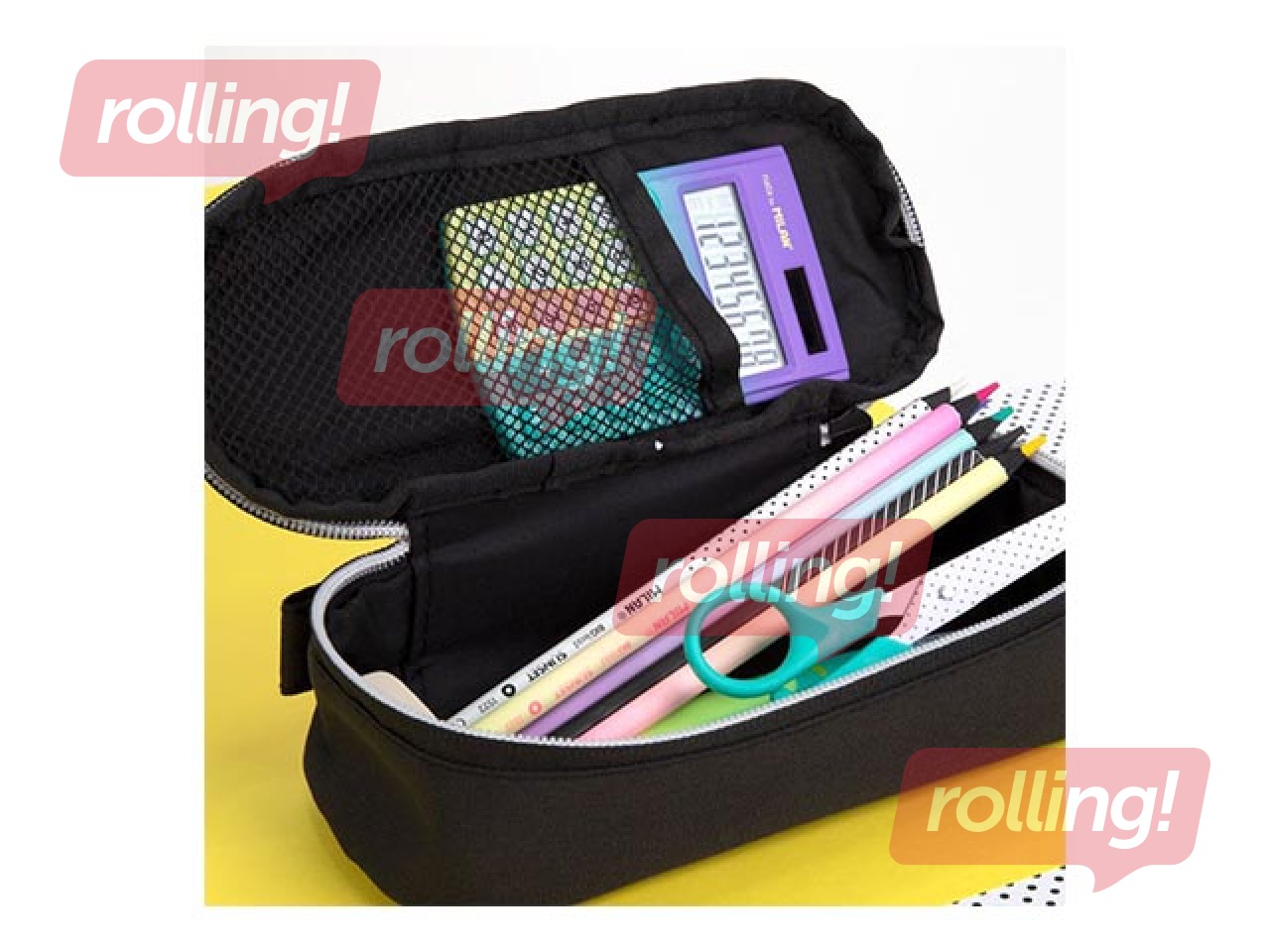 Pencil case Milan Sunset, black