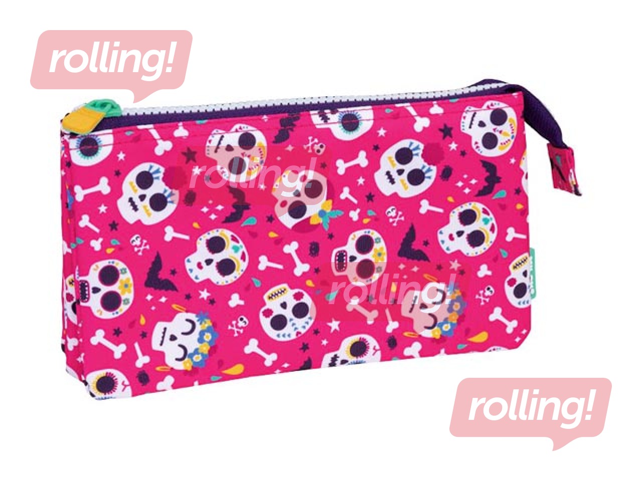 SALE 5 taskuga pinal Milan Bats & Bites, roosa