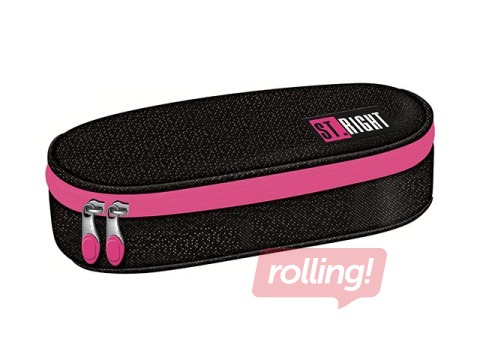 Pencil case St.Right Black Glitter