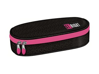 Pencil case St.Right Black Glitter