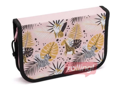 Pencil case with flaps Tropical