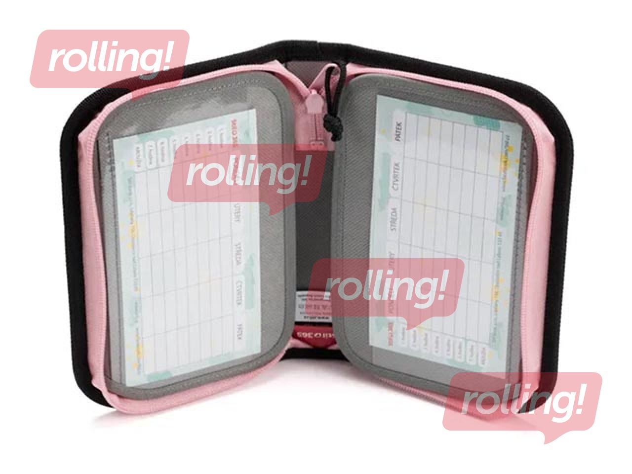 Pencil case with flaps Tropical