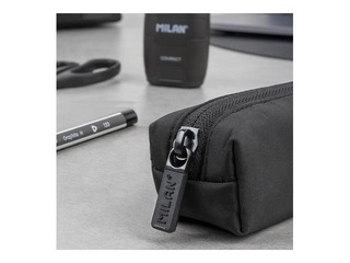 Pencil case Milan Mini Shadow, black