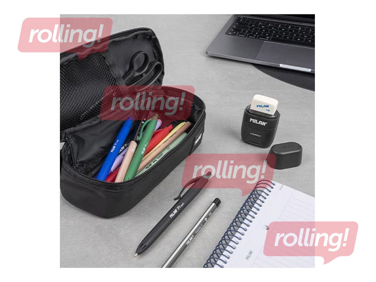 Penālis Milan Shadow, melns