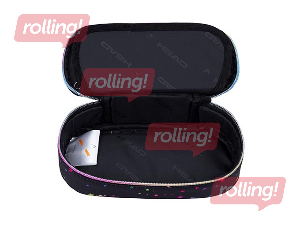 Pencil case Astra, Golden Effect Rainbow Kitty