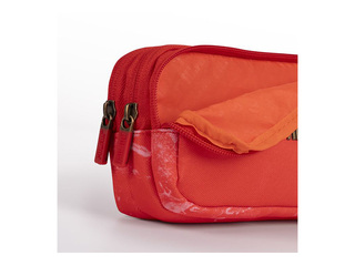 Пенал Milan Lava, с 3 отделениями, красный