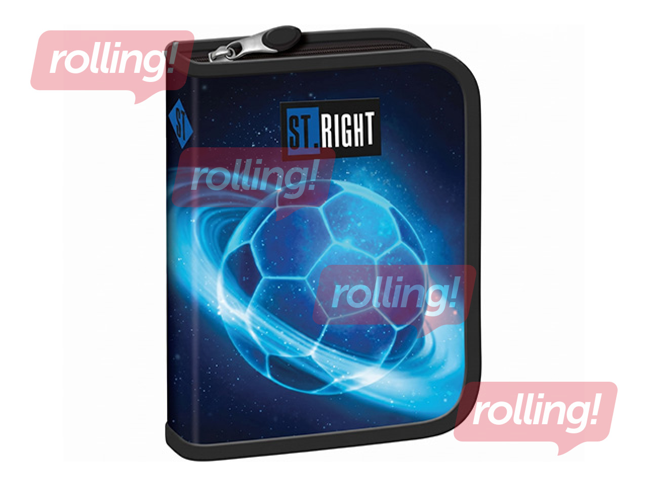 Pencil case St.Right, Cosmic Soccer, with flaps