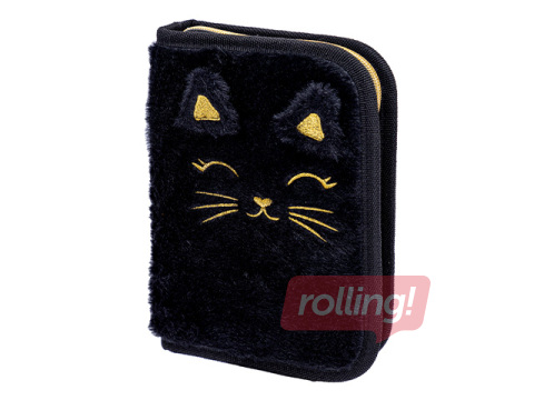 Penālis Astra Fluffy Kitty Black, ar atloku un piederumiem