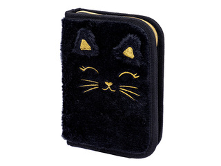 Pinal Astra Fluffy Kitty Black, klapi ja tarvikutega