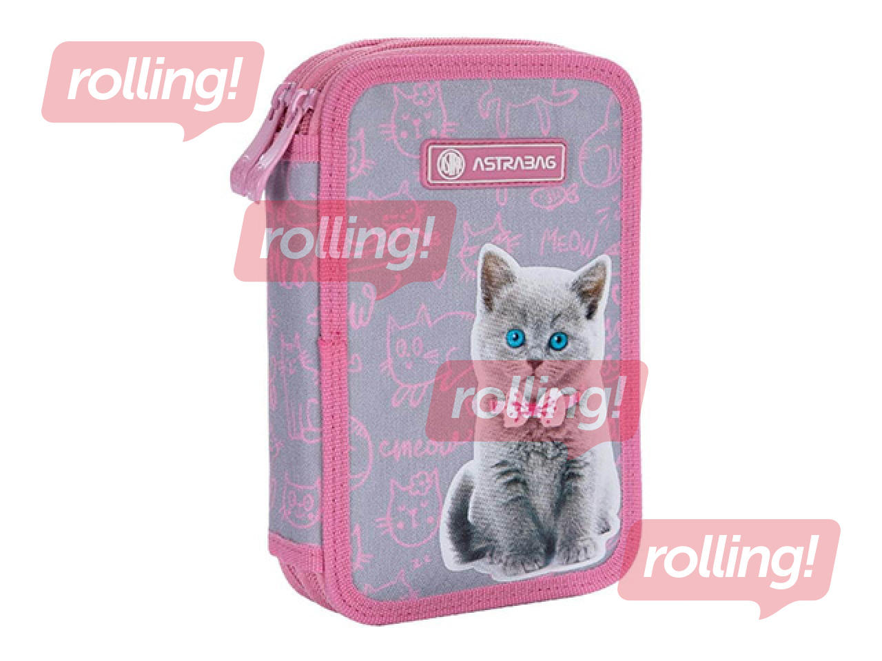Penālis Astra, Pinky Kitty, 2-daļīgs, bez piederumiem