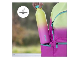 Ūdens pudele Milan Sunset, 591ml, nerūsējošā tērauda, dzeltenā- rozā krāsā