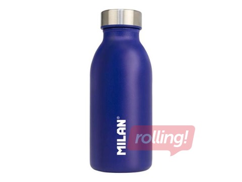 Бутылка для воды Milan Acid 350мл, нержавеющая сталь, синая