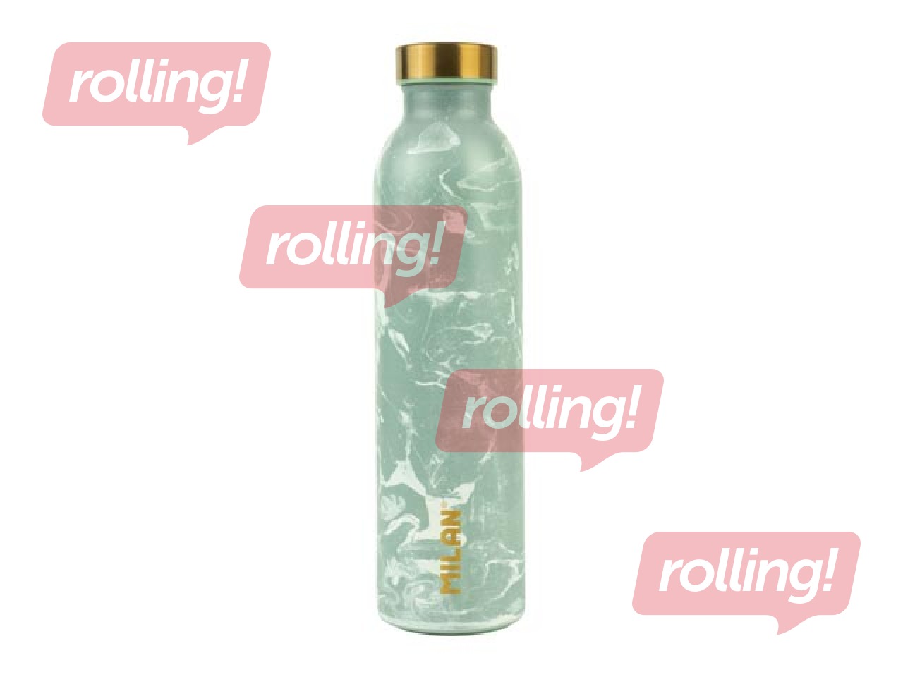 Бутылка для воды Milan, Lava, нержавеющая сталь, зеленая, 591мл