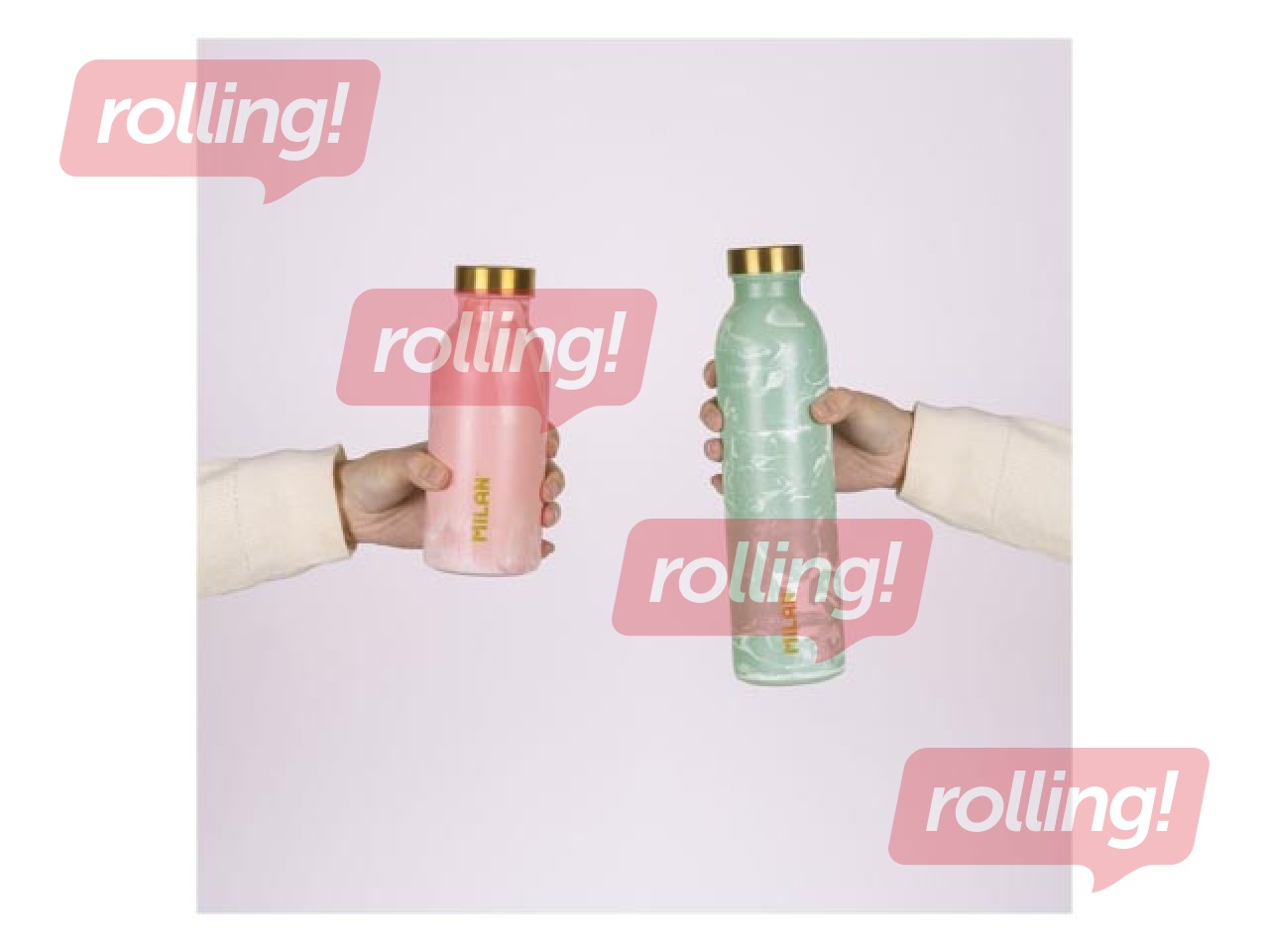 Бутылка для воды Milan, Lava, нержавеющая сталь, зеленая, 591мл