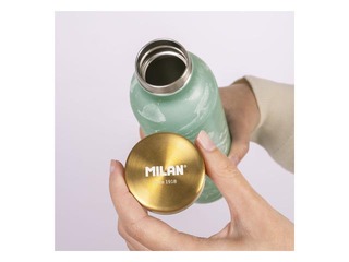 Бутылка для воды Milan, Lava, нержавеющая сталь, зеленая, 591мл
