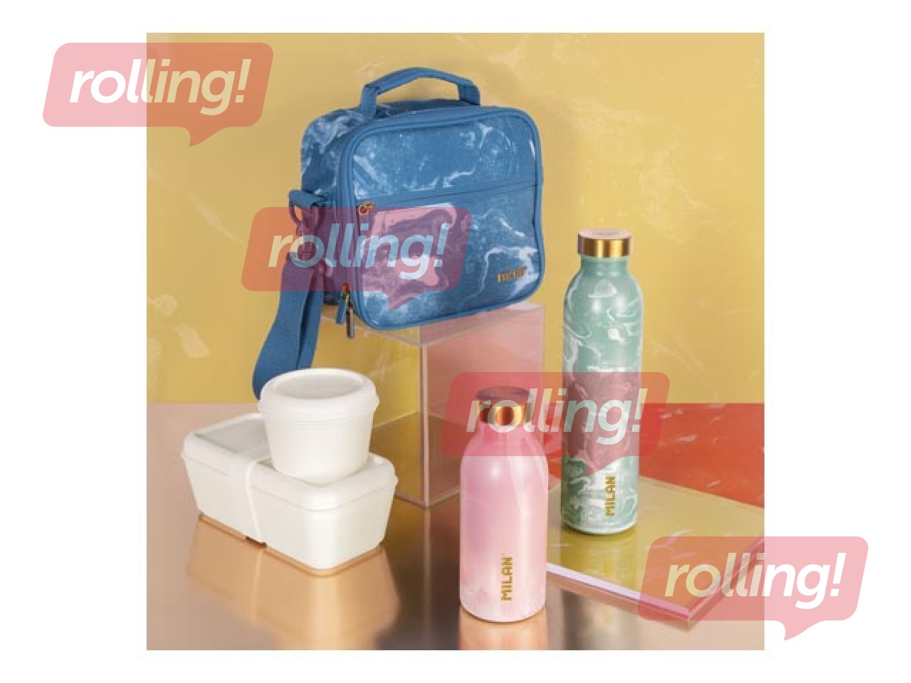 Бутылка для воды Milan, Lava, нержавеющая сталь, зеленая, 591мл