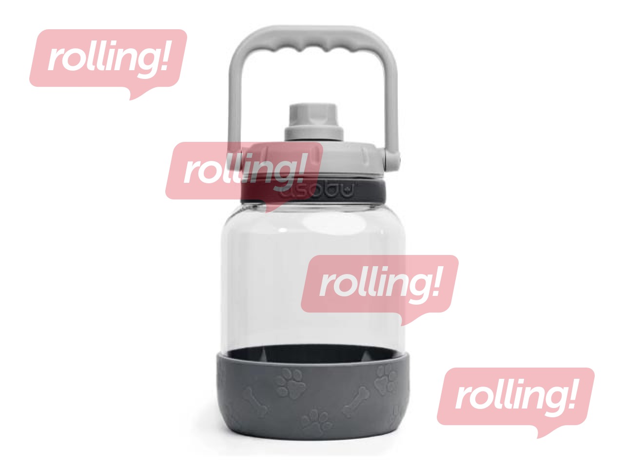 Dog water bottle Asobu Barkley, TWB21, grey, 1l