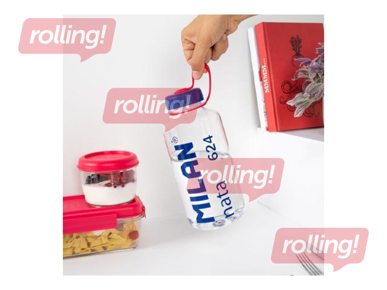 Бутылка для воды Milan, Tritan, прозрачная, 1л