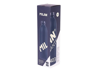 Thermal water bottle Milan Gigant 403, stainless steel, dark blue, 0.946ml