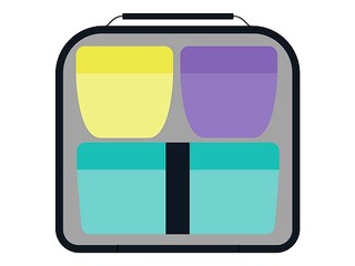 Izotermiska soma Milan Sunset, 3,5l, ar 3 pusdienu kastītēm, zaļa