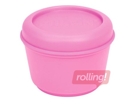 Pusdienu kastīte Mila Sunset, 0,25l, apaļa, hermētiska, fuksijas krāsā