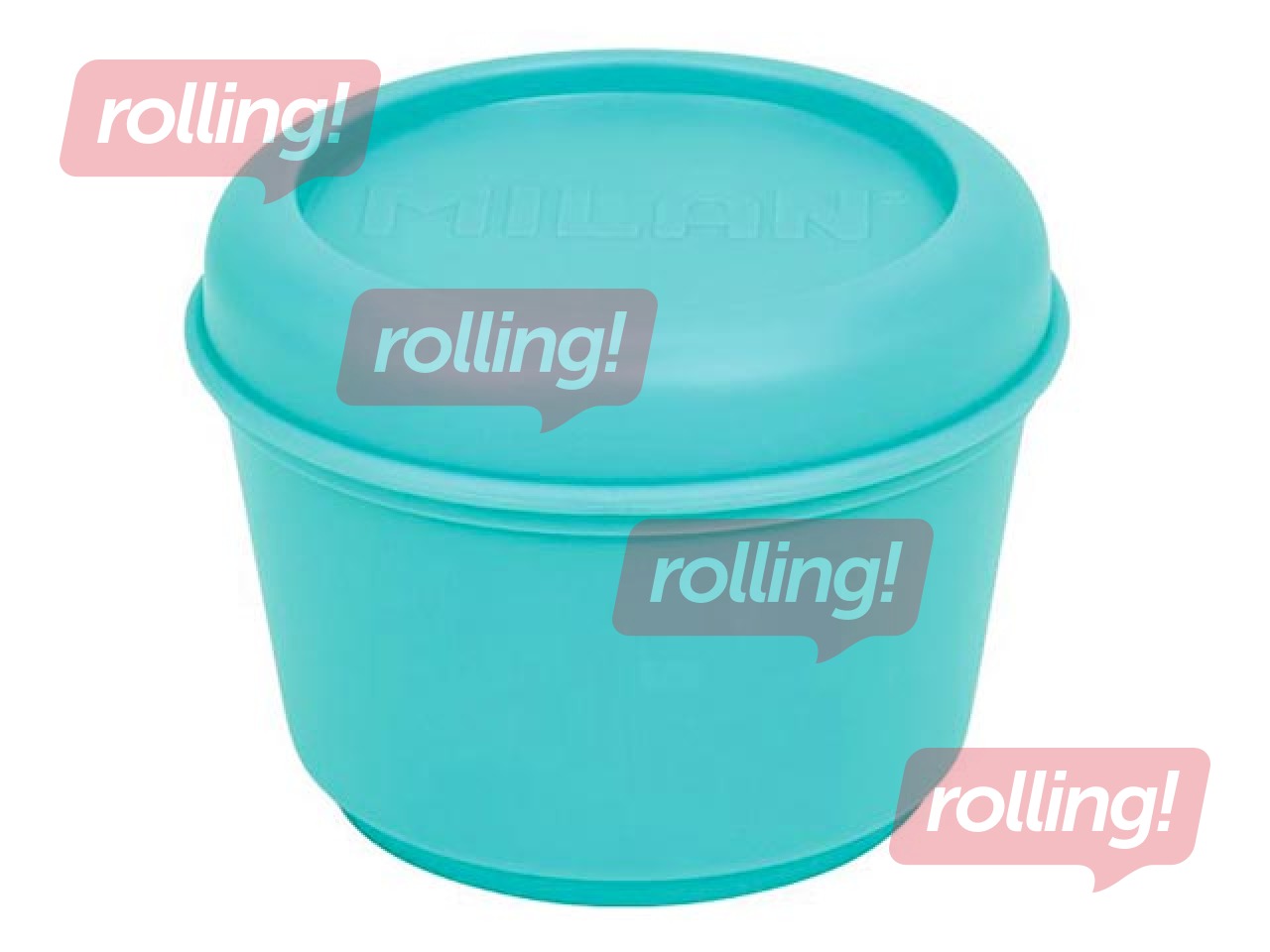 Pusdienu kastīte Milan Sunset, 0,25l, apaļa, hermētiska, tirkīza