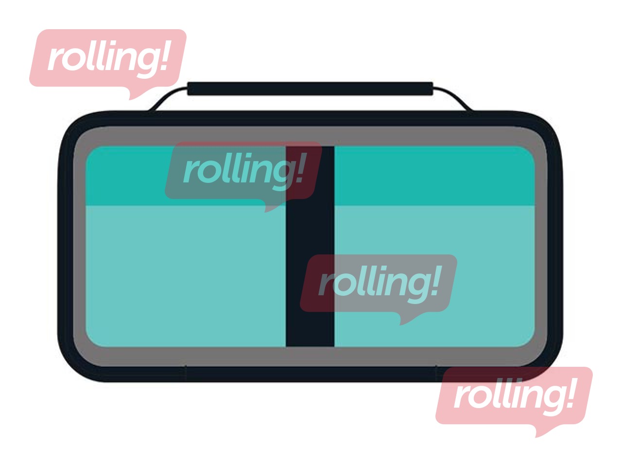 Izotermiska soma Milan Sunset ar pusdienu kastīti, 1.5l, melna