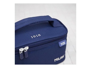 Small isothermal food bag Milan 1918 with 1 lunch box, 1.5l, black