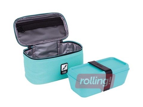 Изотермическая сумка Milan Sunset с ланч-боксом, 1,5л, зеленая