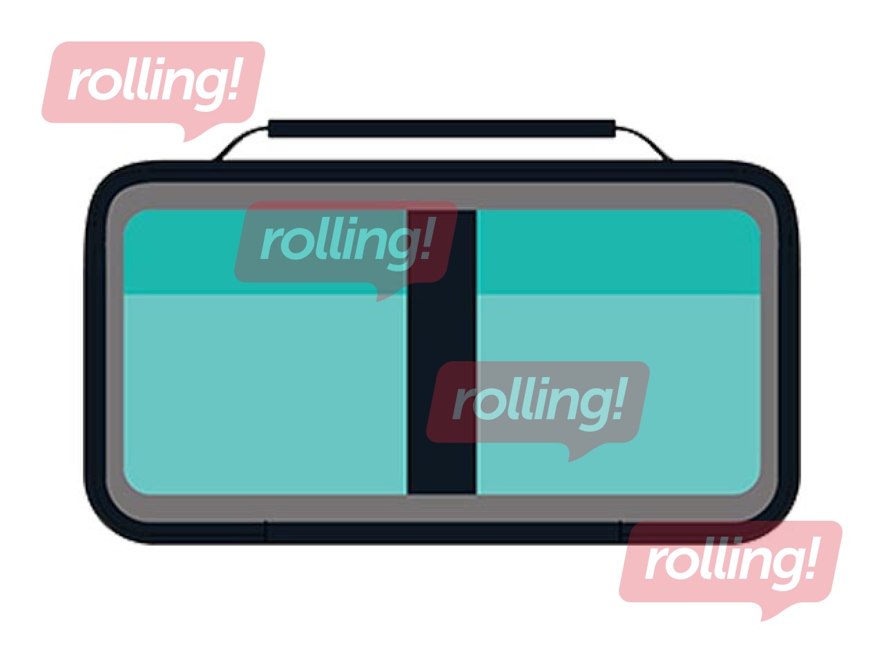 Изотермическая сумка Milan Sunset с ланч-боксом, 1,5л, зеленая